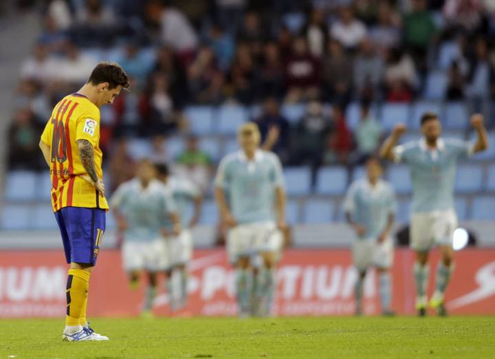 El Celta saca los colores al Barça
