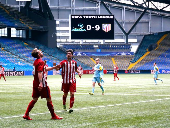 El Atlético de Madrid sub19 ya tiene rival en los PlayOff de la Youth League Atleti Youth League
