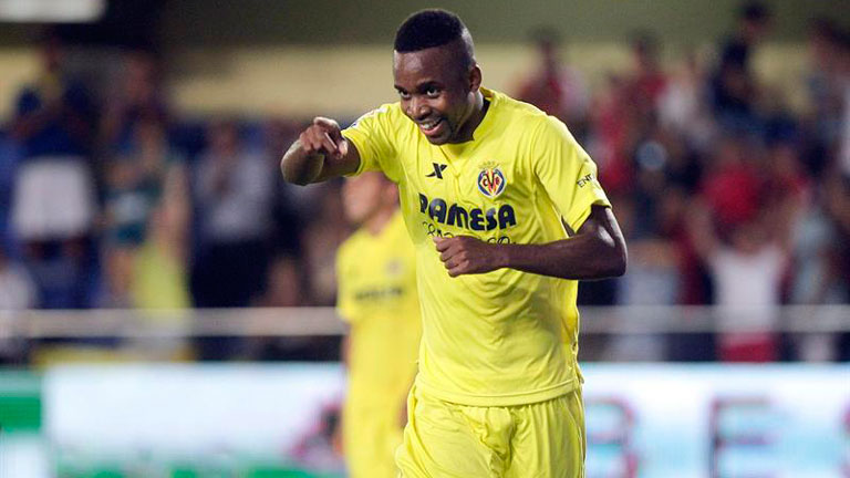 Bakambu resucita al Villarreal Celebracion Cedric Bakambu
