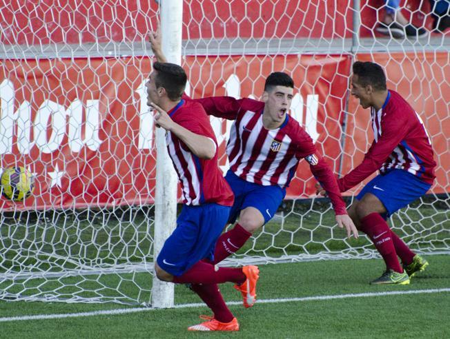 Benfica sub19 vs Atlético de Madrid sub19: Último partido de la frase grupos Celebración inferiores Atlético de Madrid