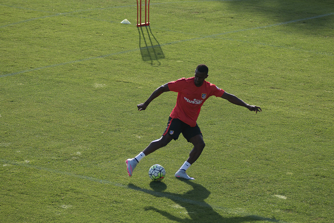 IMG_8934 Jackson Martínez, durante un entrenamiento en Majadahonda.