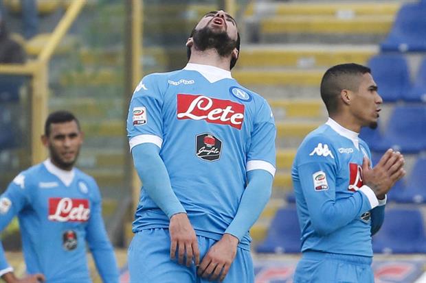 Una mala mañana para perder el liderato Higuaín Nápoles