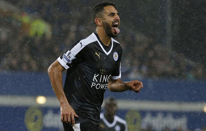 Celebración Mahrez - Leicester Celebración Mahrez - Leicester