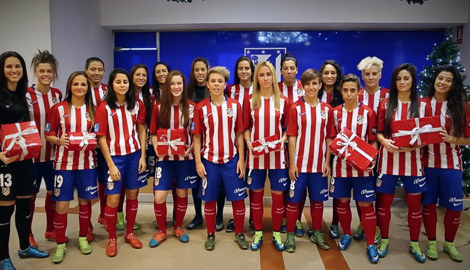 El Atlético Féminas felicita la Navidad El Atlético Féminas felicita la Navidad