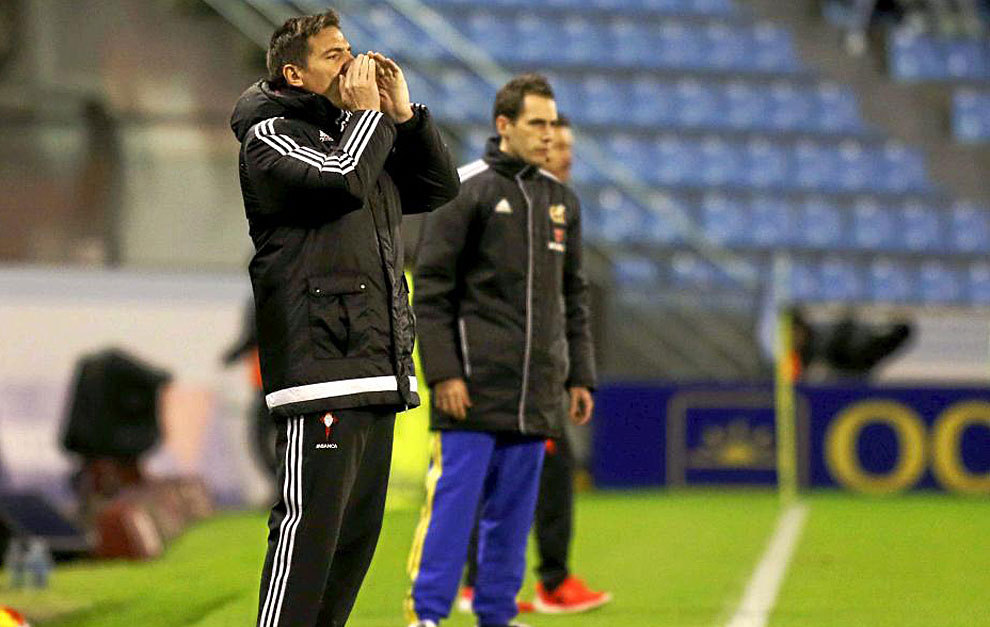 Berizzo: “El resultado ha sido justo” Berizzo durante el partido