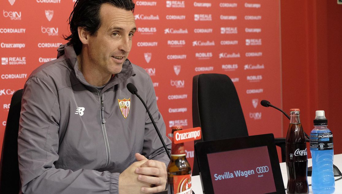 Emery: “No es ninguna sorpresa que el Atlético esté líder” Emery comparece ante los medios en la previa del Atletico-Sevilla