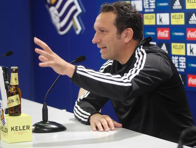 Eusebio en rueda de prensa Eusebio comparece ante los medios