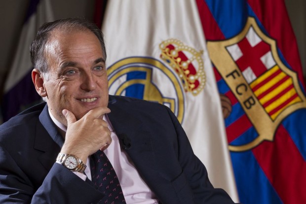 Javier Tebas se mofa de Simeone