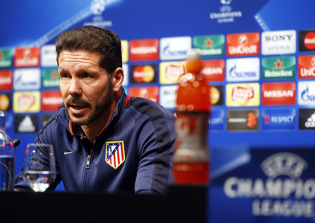 Simeone: “Un minuto mañana es la vida” Simeone en rueda de prensa | Foto: clubatleticodemadrid.com