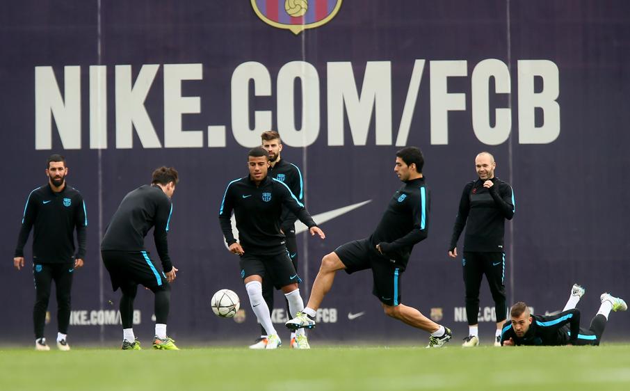 Neymar y Jordi Alba, listos para la Champions