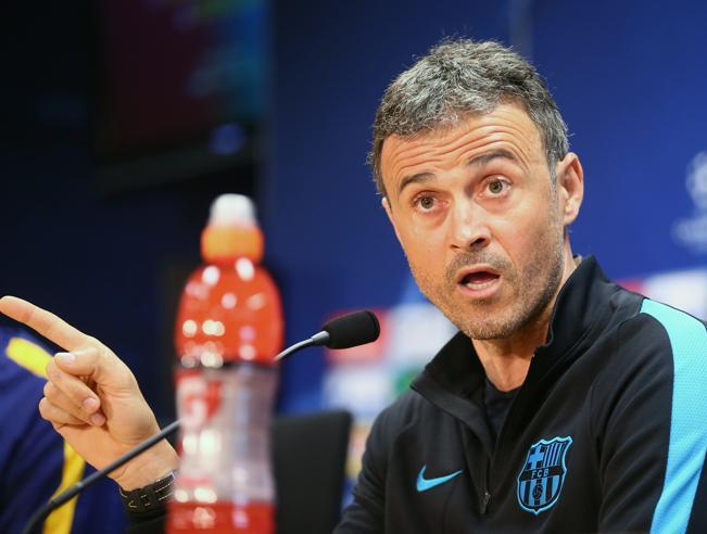 Luis Enrique: "El Atlético tiene un nivel top" Luis Enrique comparece ante los medios