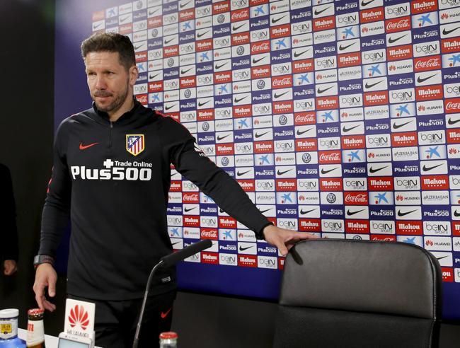 Simeone: “Nuestro objetivo es ganar”