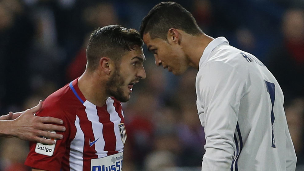 Polémica en el derbi: las palabras de Koke y Cristiano.