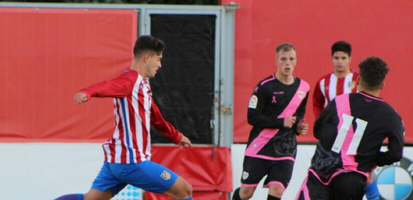Victoria del Atlético Juvenil DH y derrota del Atlético Madrileño por goleada Atlético de Madrid Juvenil DH 2-0 Rayo Vallecano