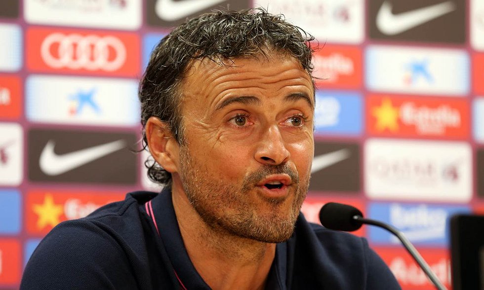 Luis Enrique: "Mañana estaré contento, hoy no"