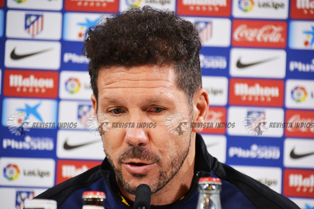 Simeone: "Para mejorar los números, hay que motivarse y trabajar"