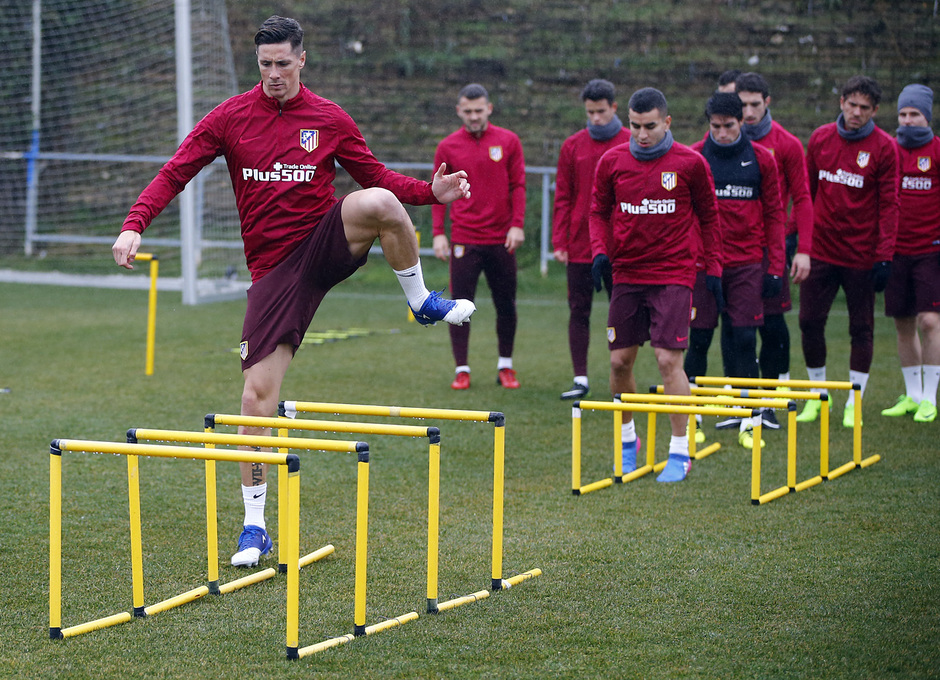 Último entrenamiento antes de recibir al Leganés