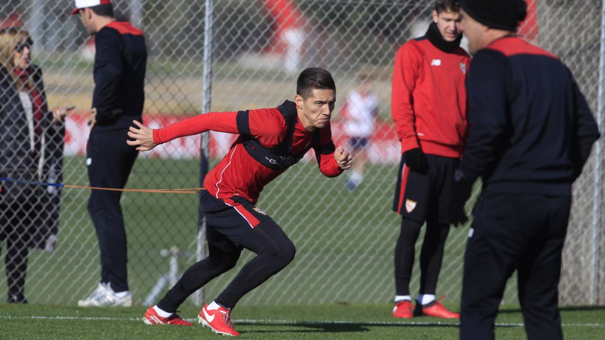 Kranevitter y Vietto no podrán jugar ante "su" equipo Kranevitter, en un entrenamiento