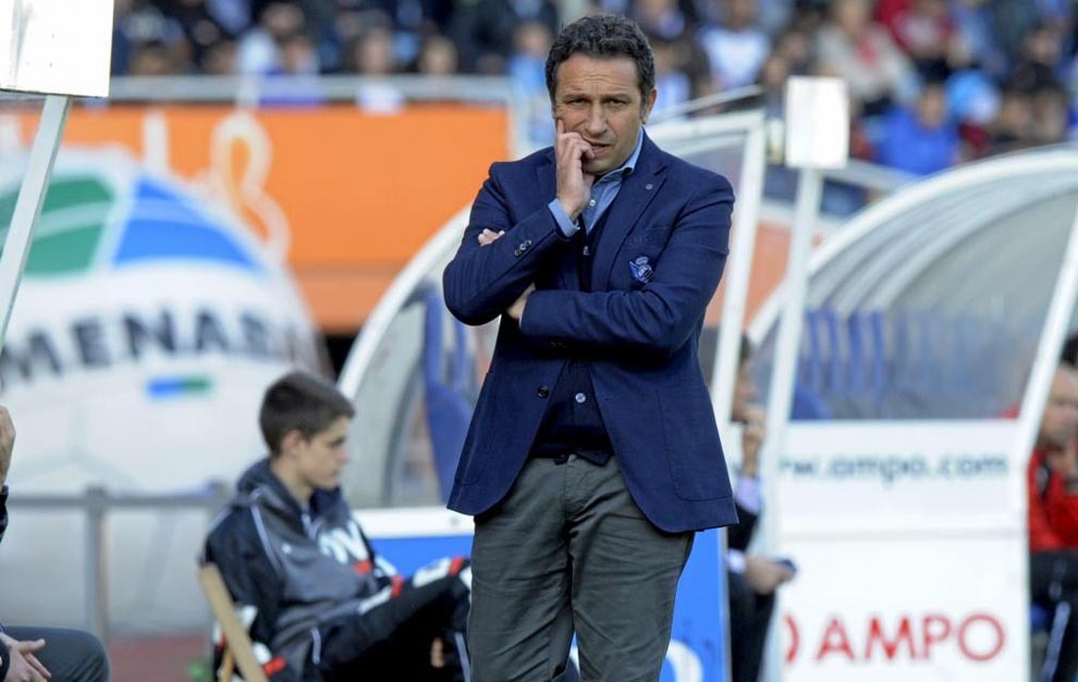Eusebio: "El Atlético es un equipo muy sólido" Eusebio, durante un partido