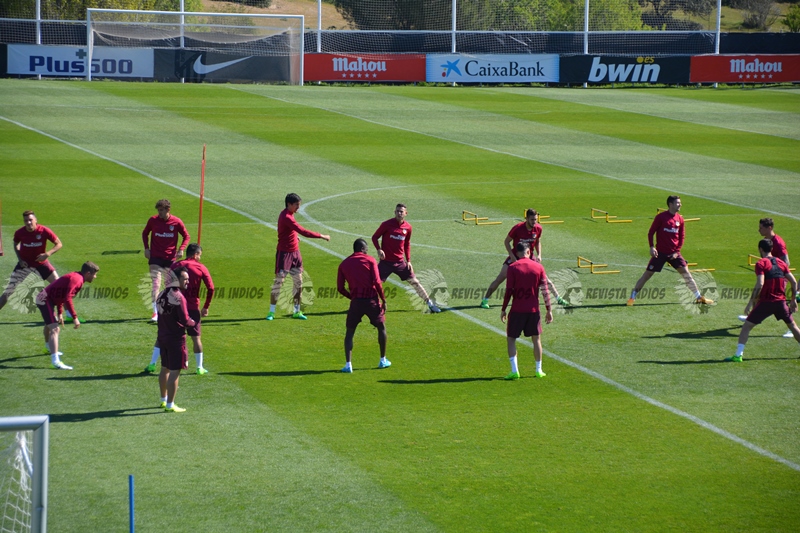 Fotogalería: Última sesión de entrenamiento antes del derbi