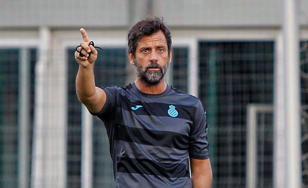 Quique: "El Atlético ha recuperado su estilo" Quique dirigiendo un entrenamiento