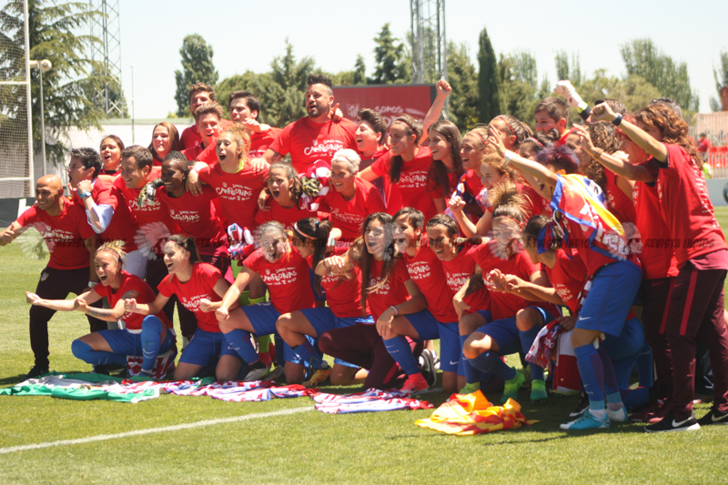Fotogalería: La victoria del Atlético Femenino que les ha dado el título de Liga