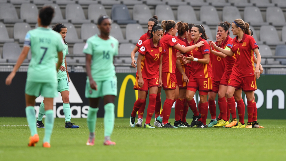 CRÓNICA 2-0 | España domina a Portugal y se lleva el primer partido