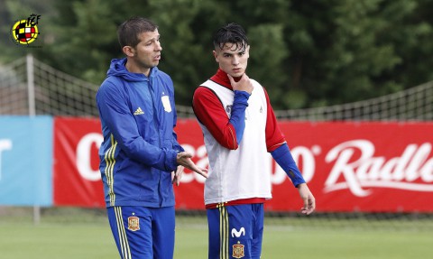 Brahim Díaz: "Es un orgullo estar aquí y disfrutar de la Selección"