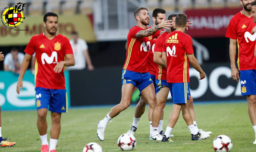 La Selección concentrada