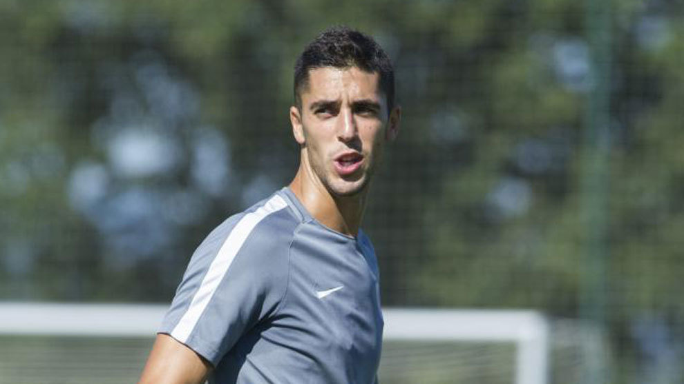 Sabin Merino y Saborit no entran en la convocatoria Sabin Merino, durante un entrenamiento