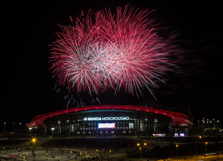 Así fue el homenaje inaugural del Metropolitano