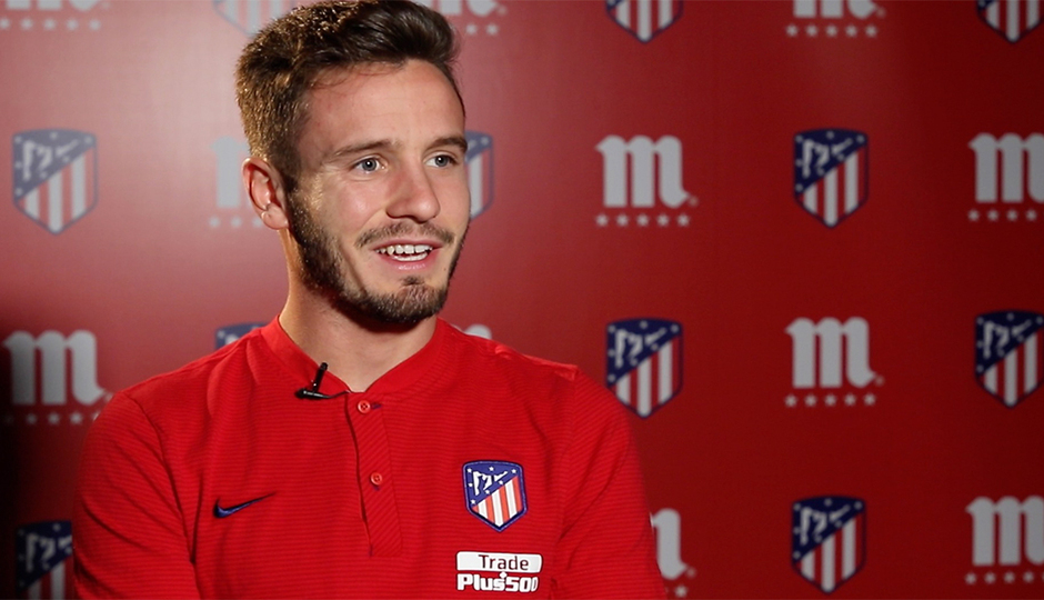 Saúl: "Es un orgullo llevar el número 8 de Luis Aragonés o Raúl García"
