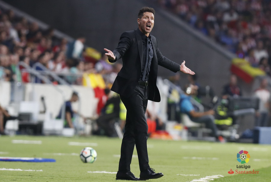 Simeone: "En el segundo tiempo no pudimos encontrar jugada"