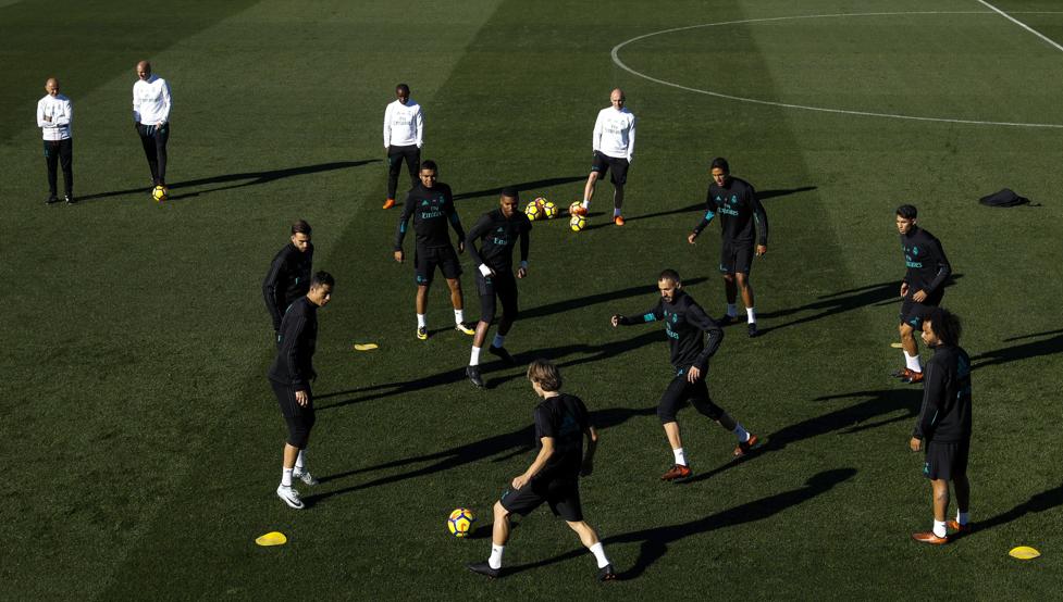 Bale y Keylor no entrenaron con el grupo y serán baja frente al Atlético