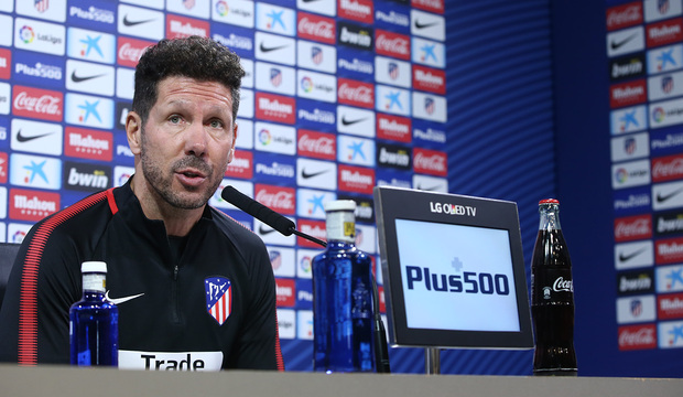 Simeone: "No tenemos un futbolista que nos gane el sólo los partidos, necesitamos el empuje de todos"
