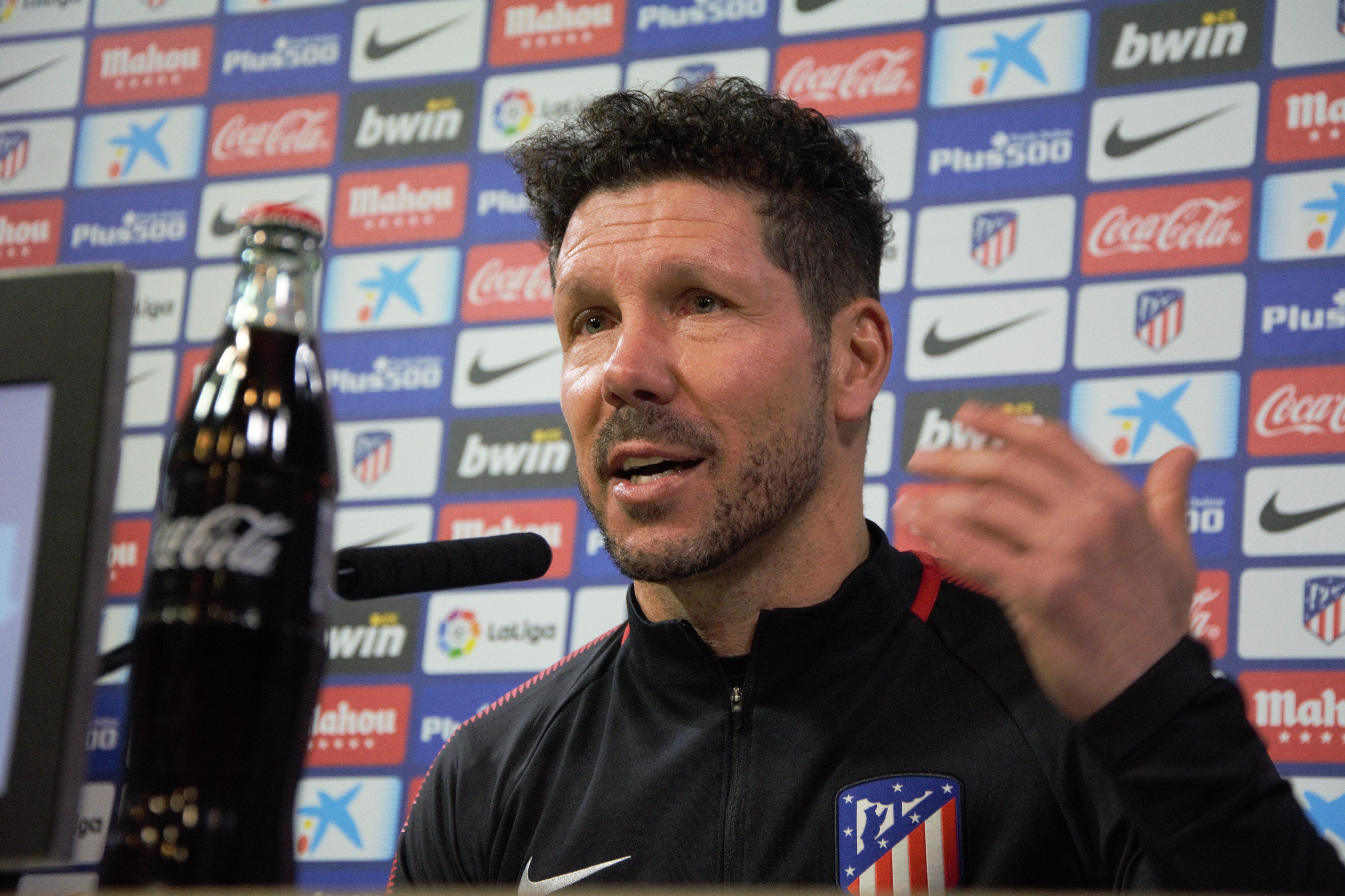 Simeone: "Ahora el equipo es corto pero muy competitivo"