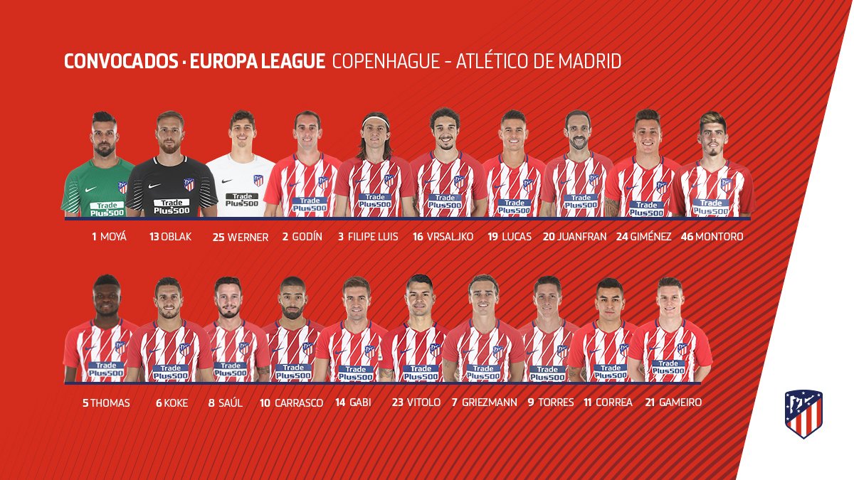 Godín vuelve a una lista sin Diego Costa