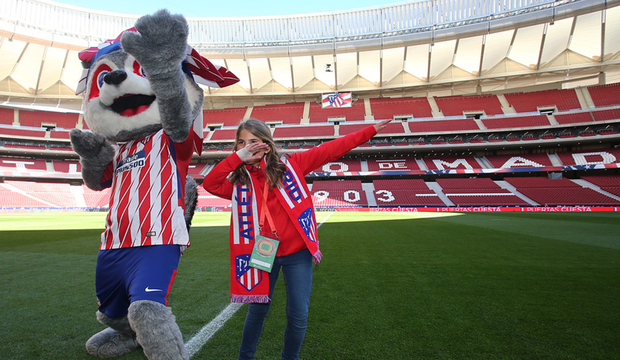 El partido más especial de María Luisa, la socia 120.000 del Atlético