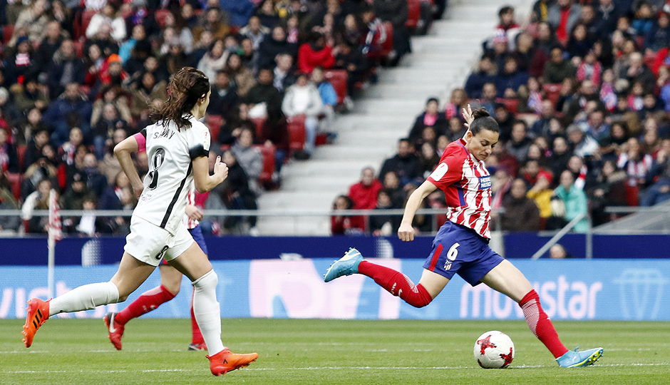 Aurélie Kaci hizo historia marcando el primer gol femenino en el Metropolitano