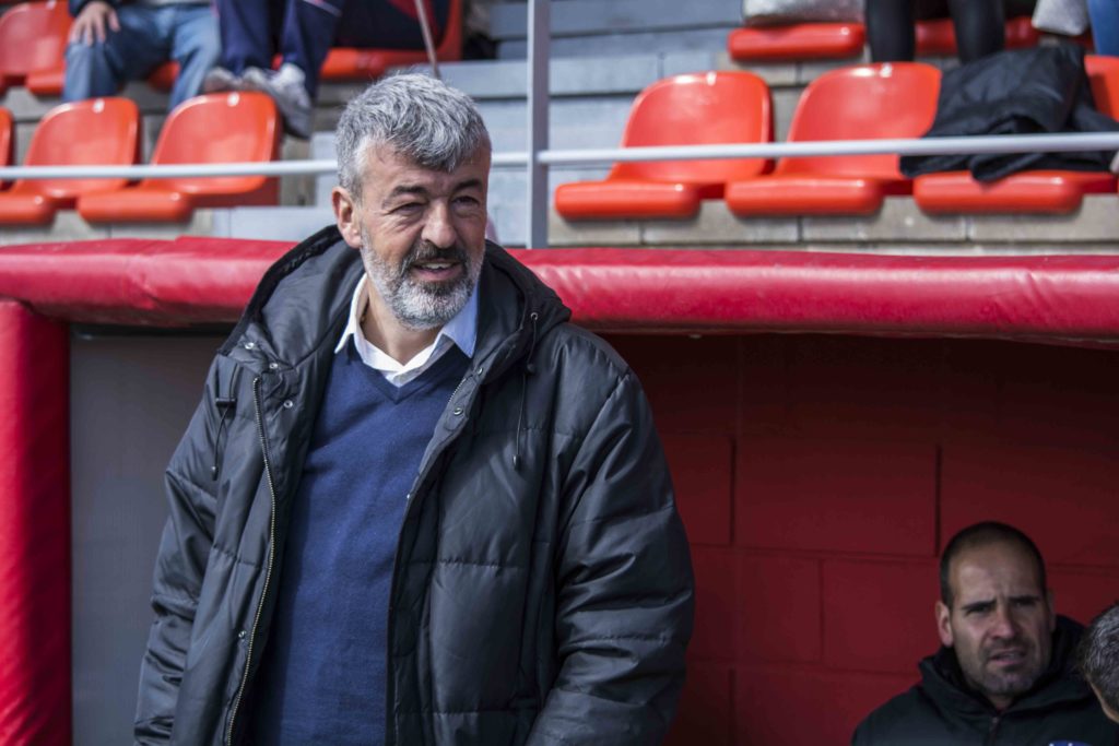 Entrenador Atlético de Madrid B: Ángel Villacampa|Fotografía: Jesús Miguel Sánchez Hornero
