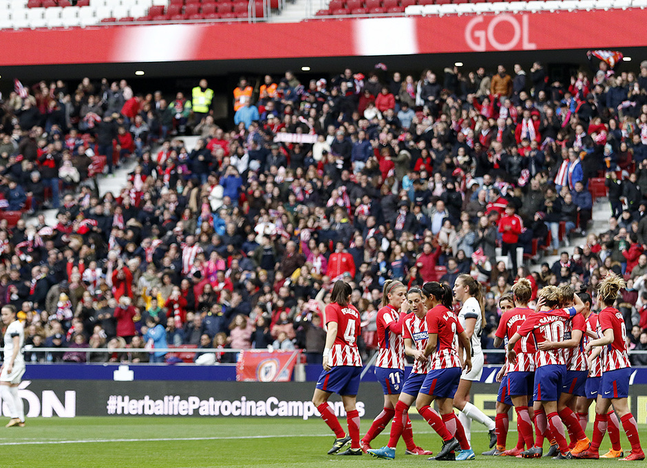 Récord en el fútbol femenino: 22.202 aficionados acudieron al Metropolitano