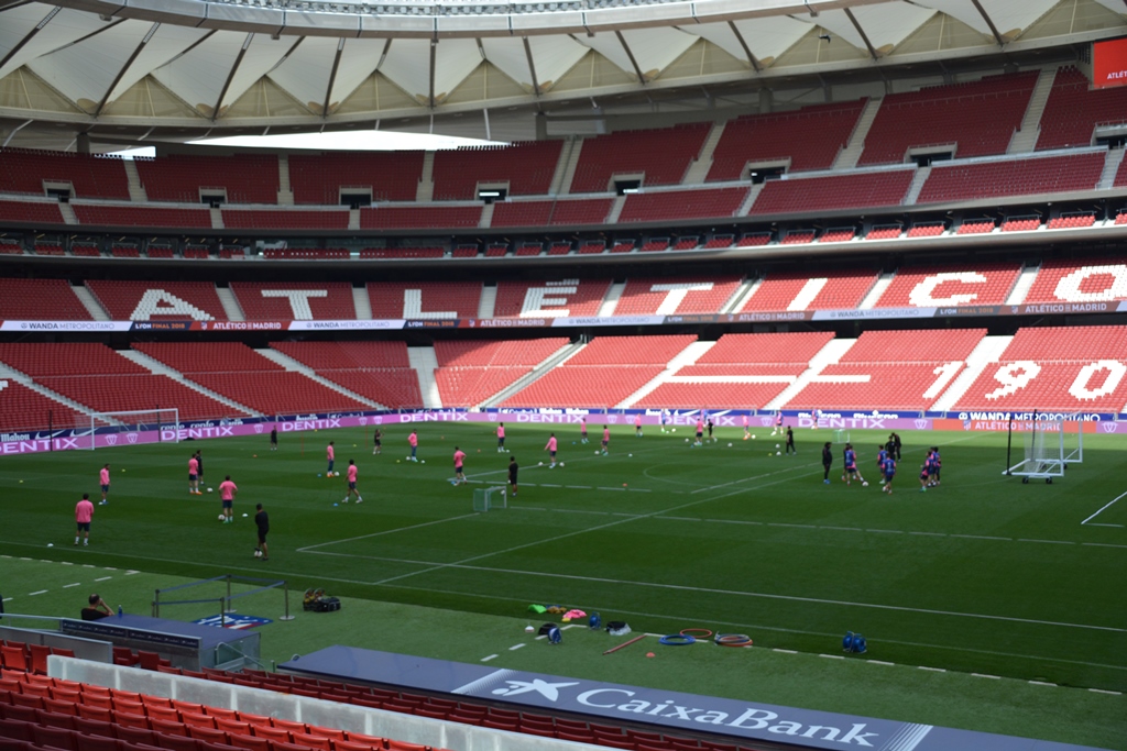 Gameiro y Vitolo ausentes en la sesión del Metropolitano