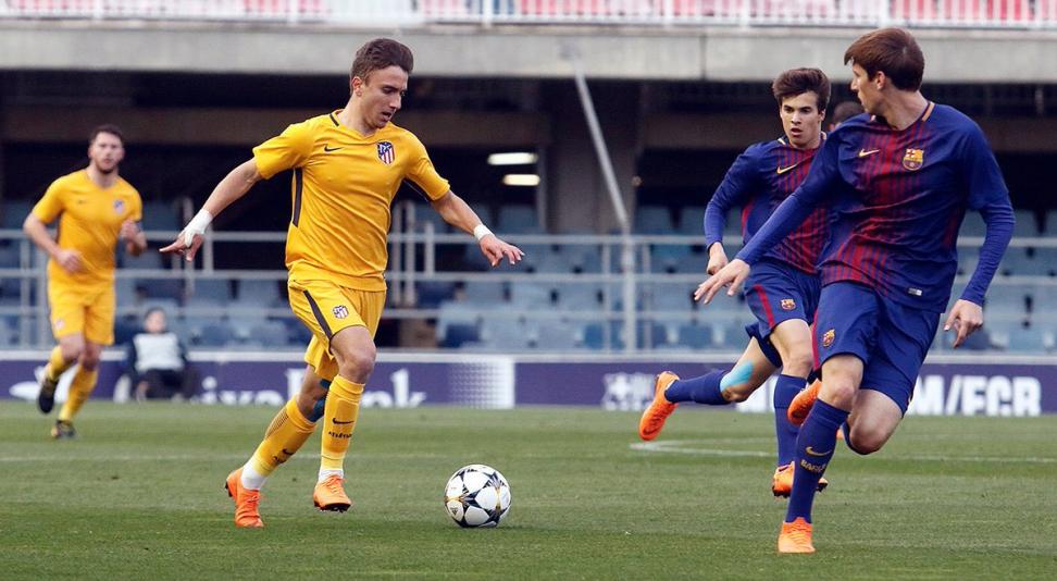Atlético – Barcelona en cuartos de la Copa del Rey Juvenil