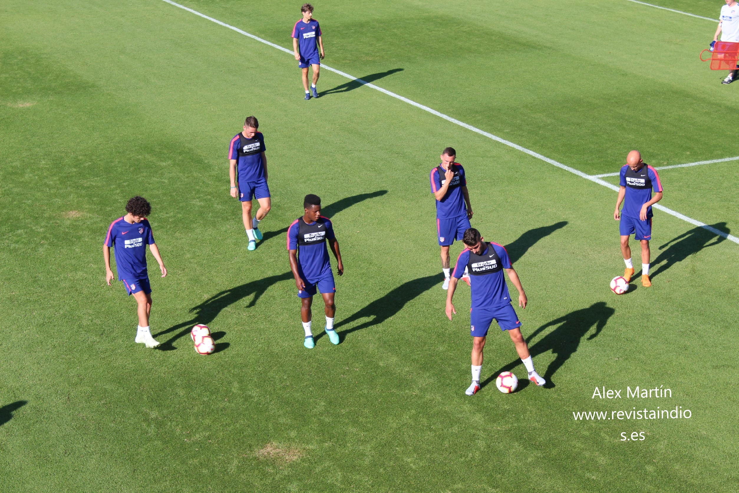 El Atlético sigue preparando la temporada de forma intensa