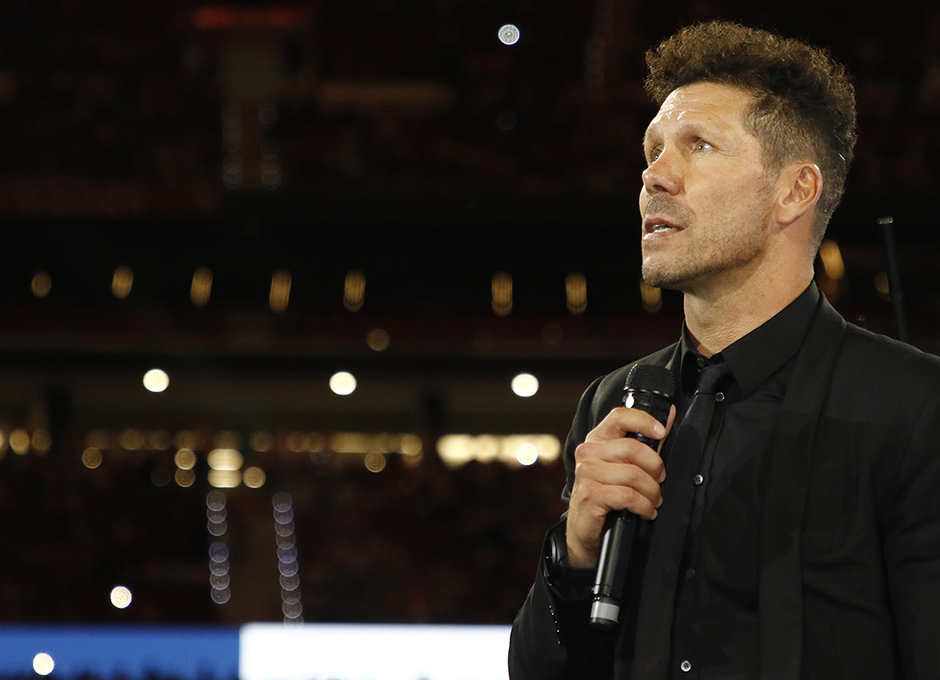 Simeone: "El único camino que conocemos en el Atlético de Madrid es el trabajo, la unidad y el compromiso"