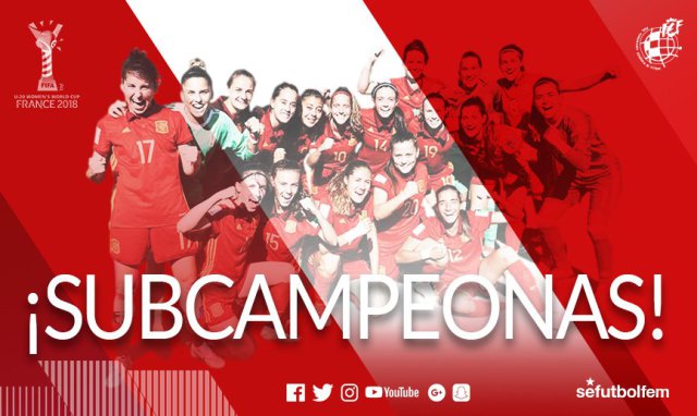 La Selección Femenina cae en la final y es subcampeona del Mundial Sub 20