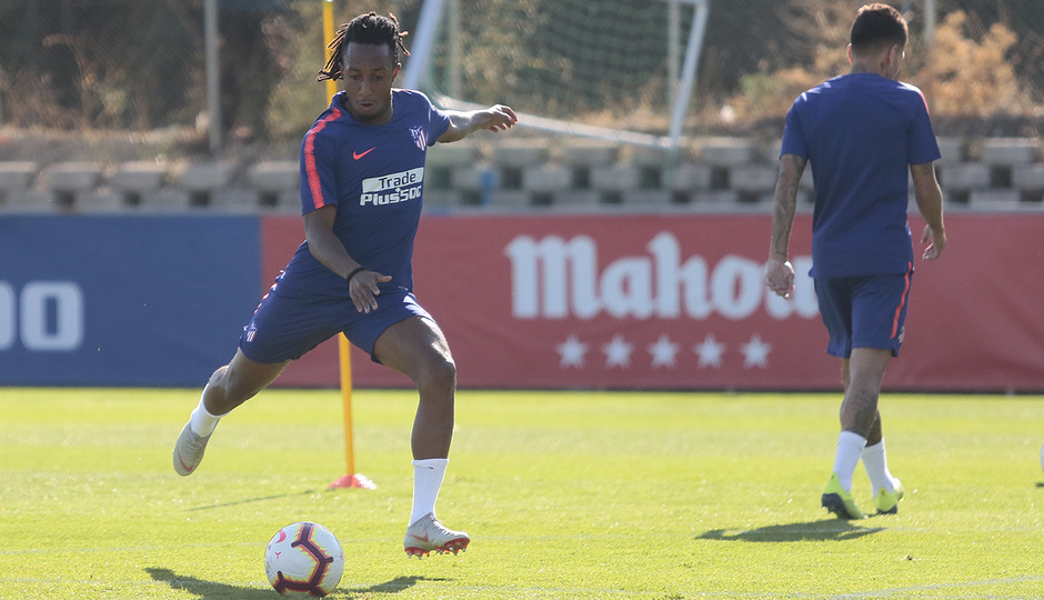 Gelson entrenando