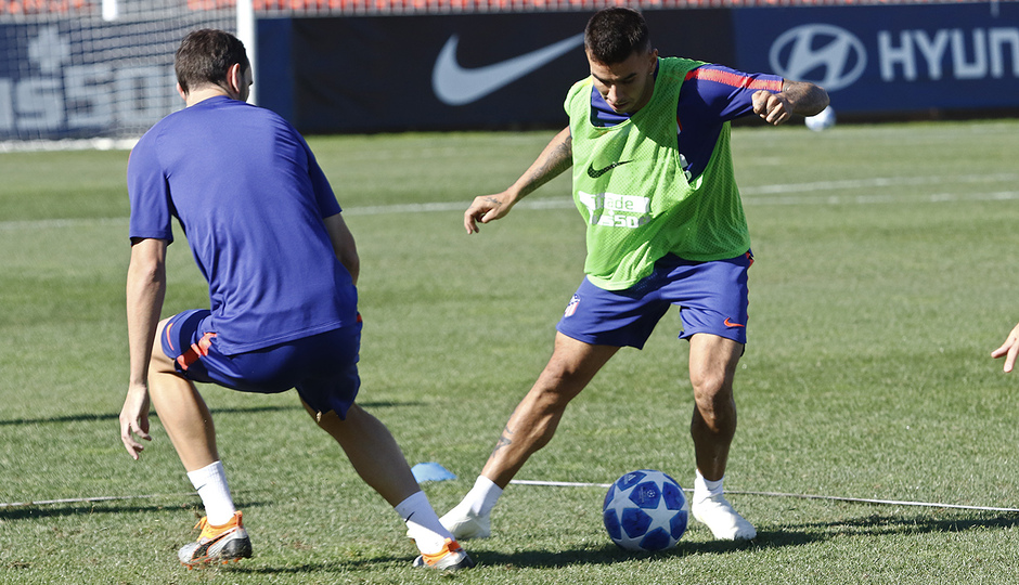 El Atlético retoma los entrenamientos tras el derbi pensando en el Brujas