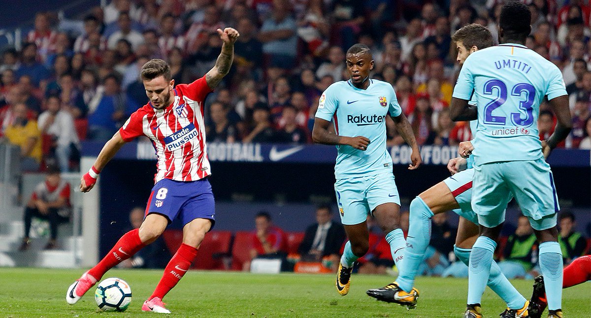 Gol de Saúl con el Atlético de Madrid