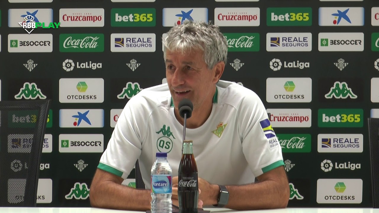 Setién: "Es una incógnita el Atlético que veremos"
